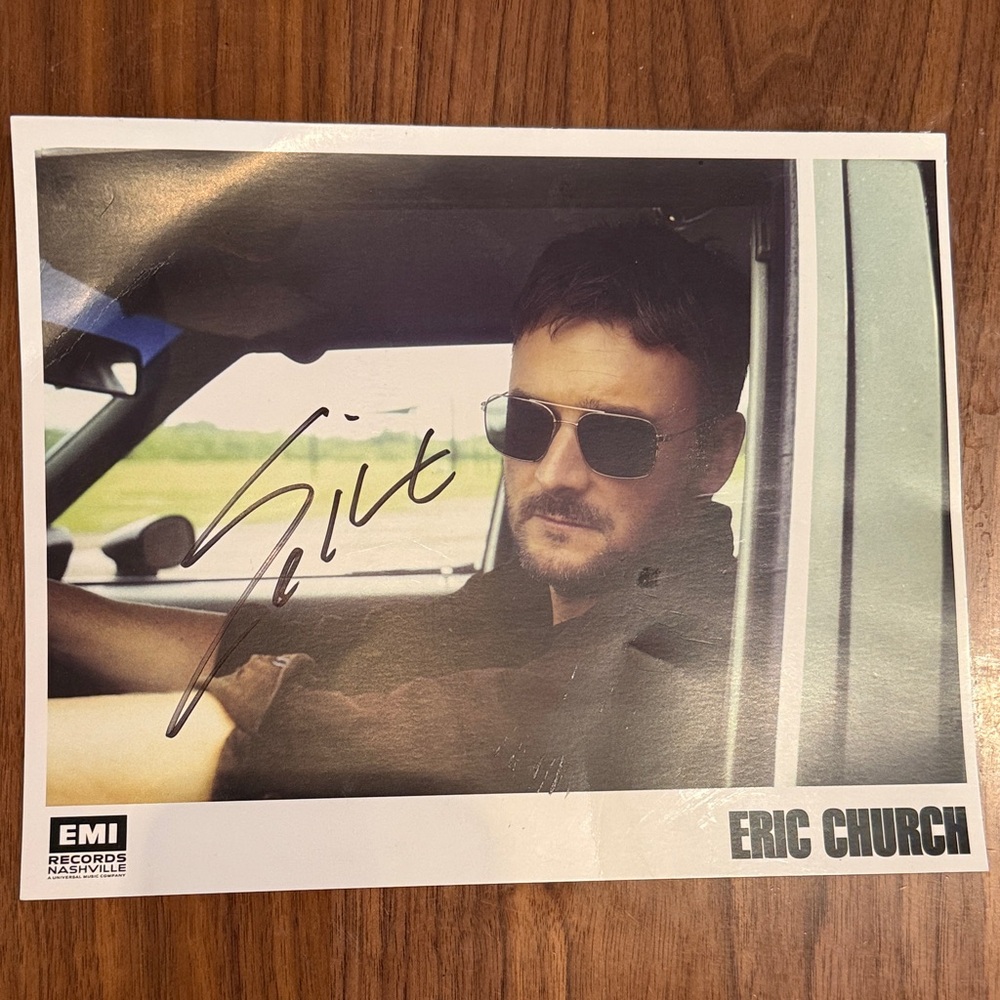 Eric Church Signed Photo